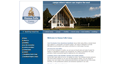 Desktop Screenshot of hunuafallscamp.co.nz